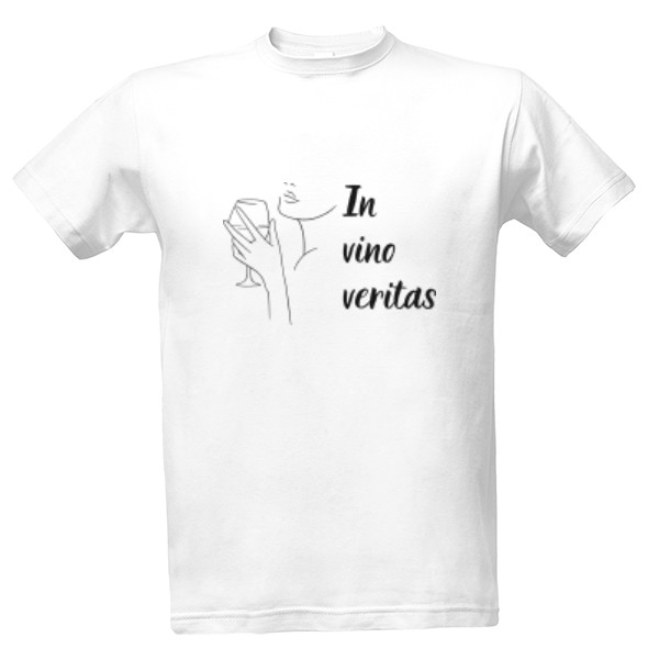 Tričko s potiskem In vino veritas