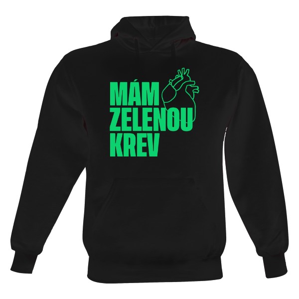 Mám zelenou krev, Zelené na černém, unisex