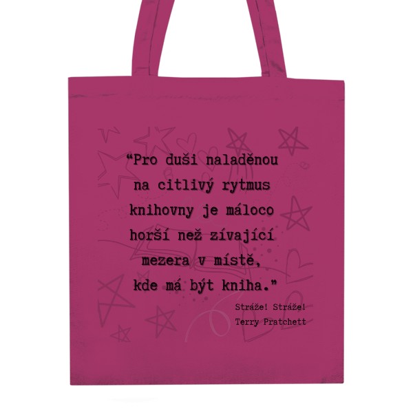 Nákupní taška unisex s potiskem Pro duši naladěnou...